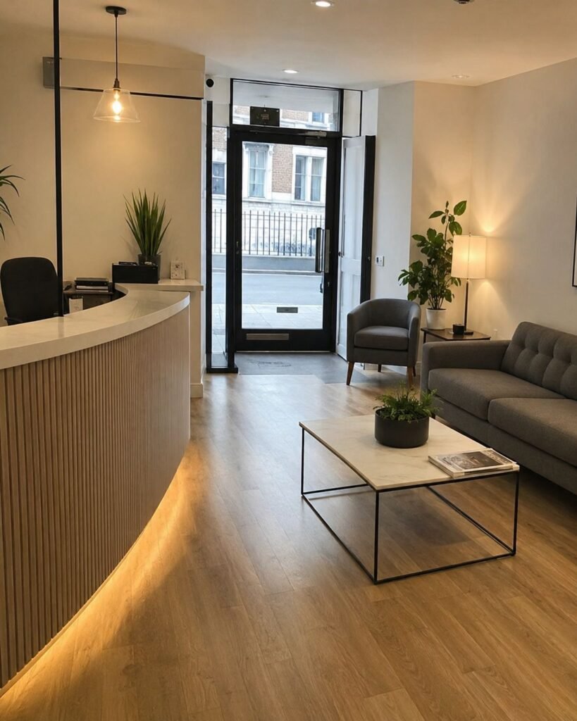 office reception cleaning